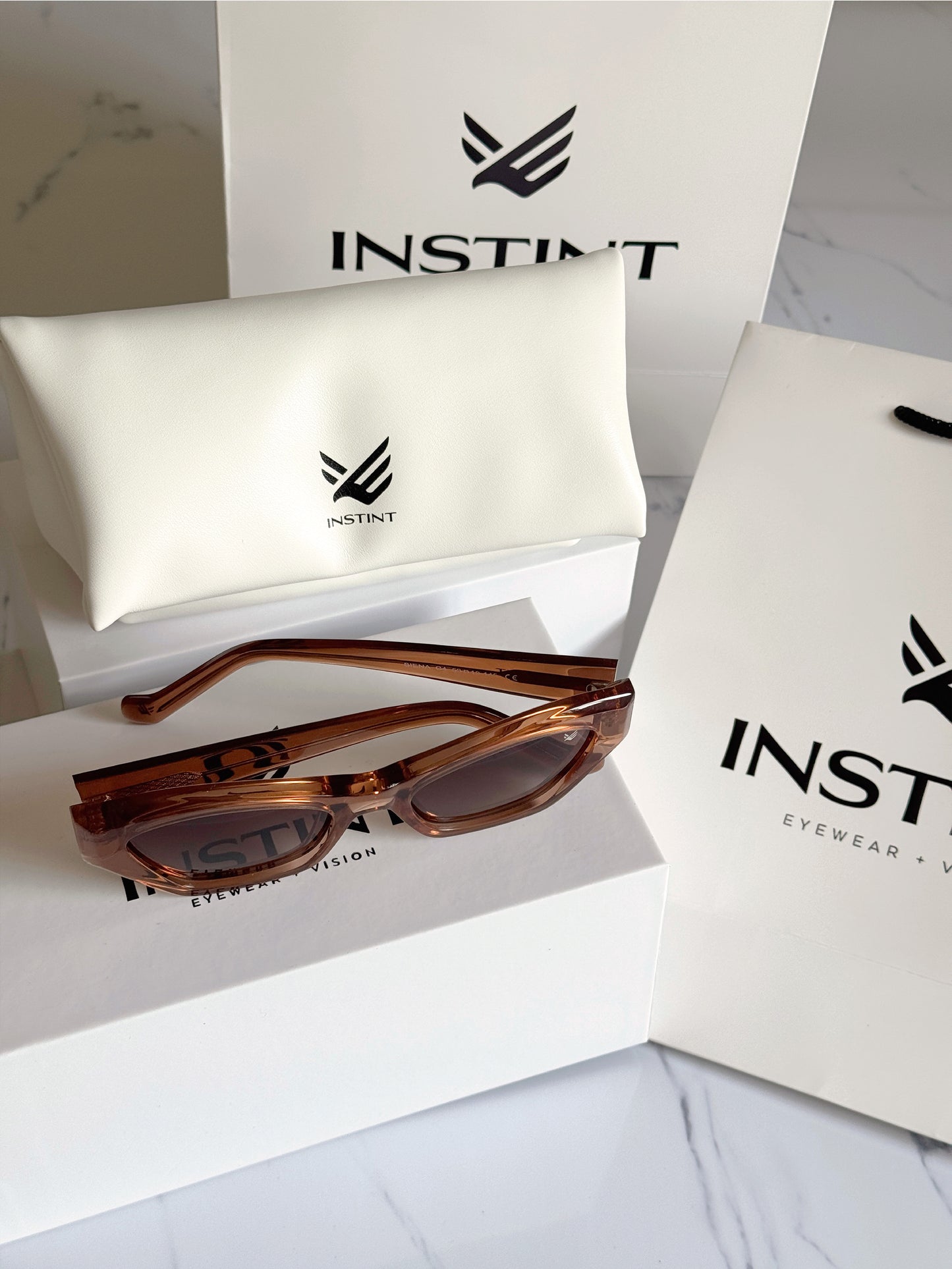 Occhiali da Sole SIENA Marrone — design italiano elegante e moderno