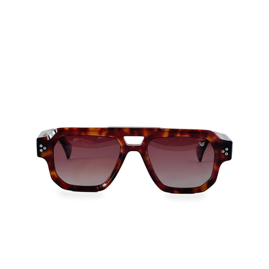 Occhiali da sole TAORMINA havana marrone in acetato con lenti scure UV400