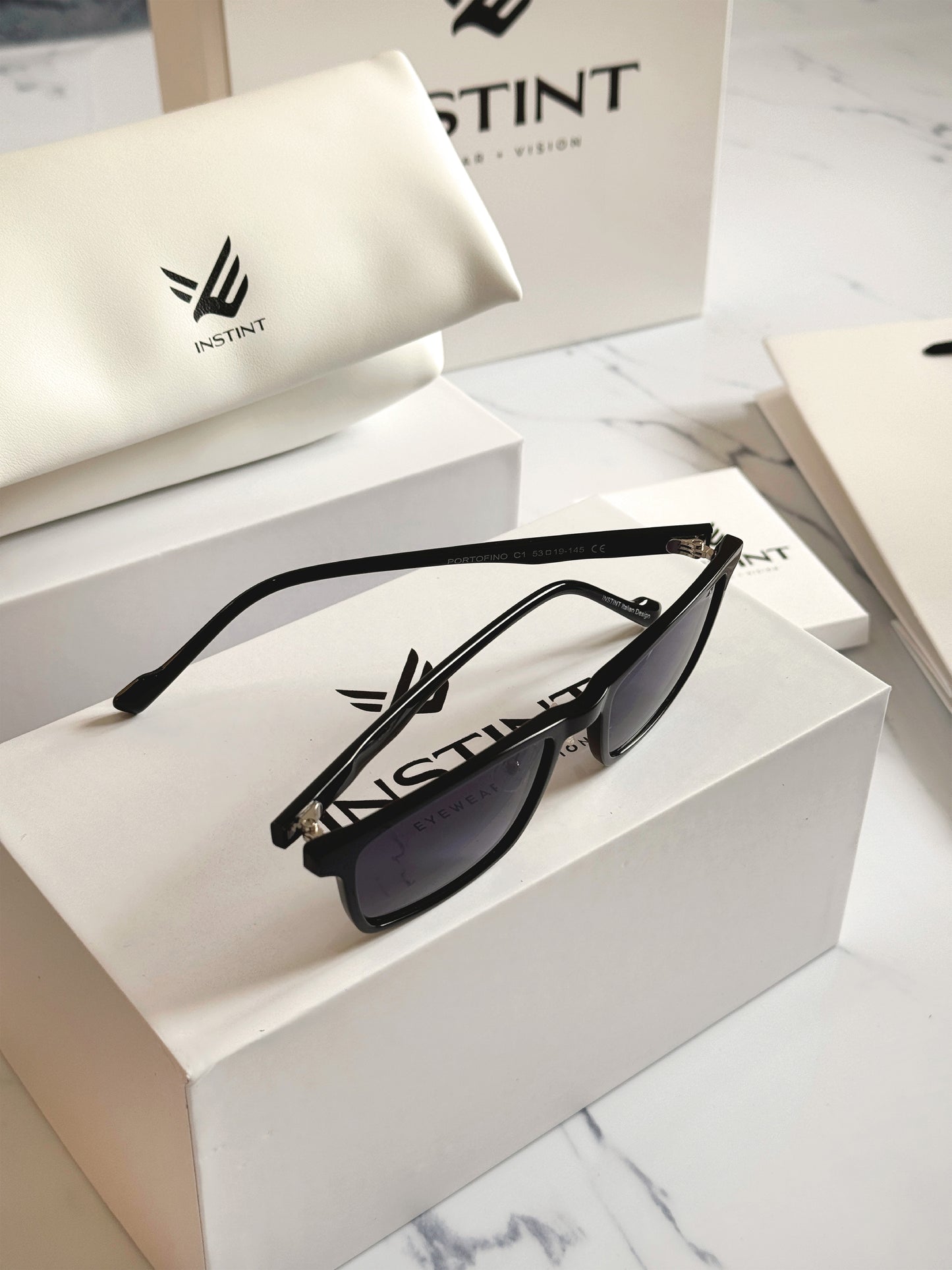 Occhiali da sole Portofino – packaging premium
