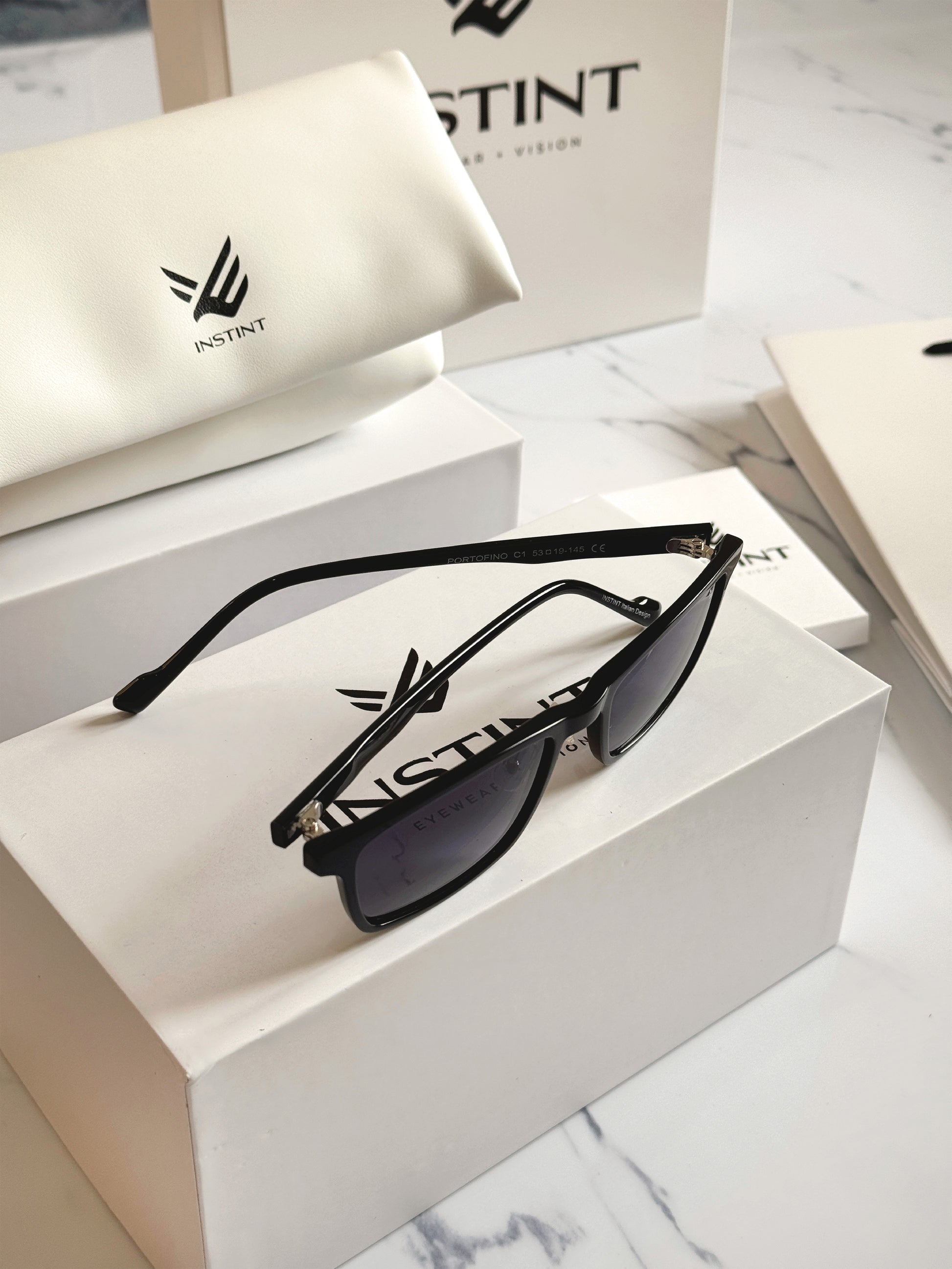 Occhiali da sole Portofino – packaging premium
